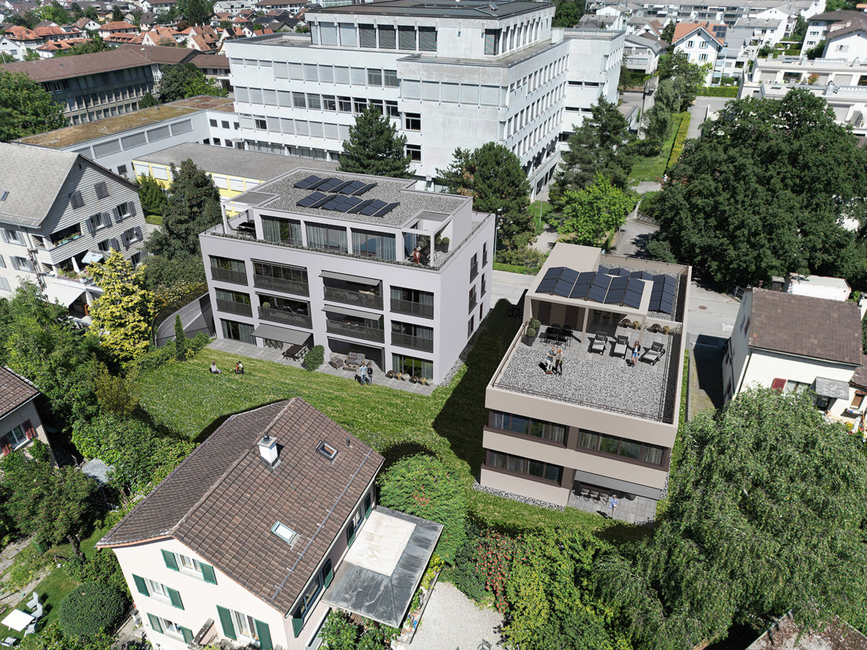 Erstvermietung – Neubau Mehrfamilienhaus Sennensteinstrasse 9 in Chur