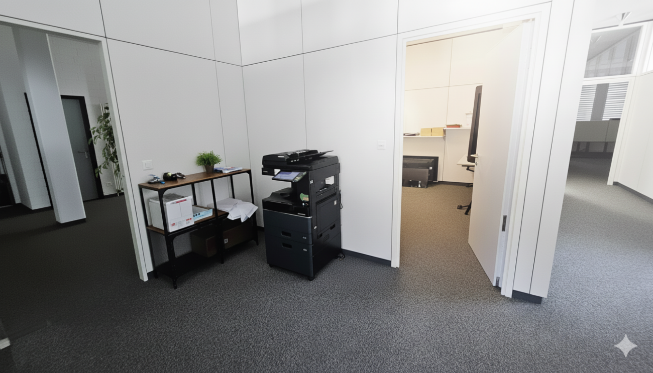 möblierte und helle Arbeitsplätze in Trübbach zu vermieten - flexibel ab 6 m² - auf halbtages Basis