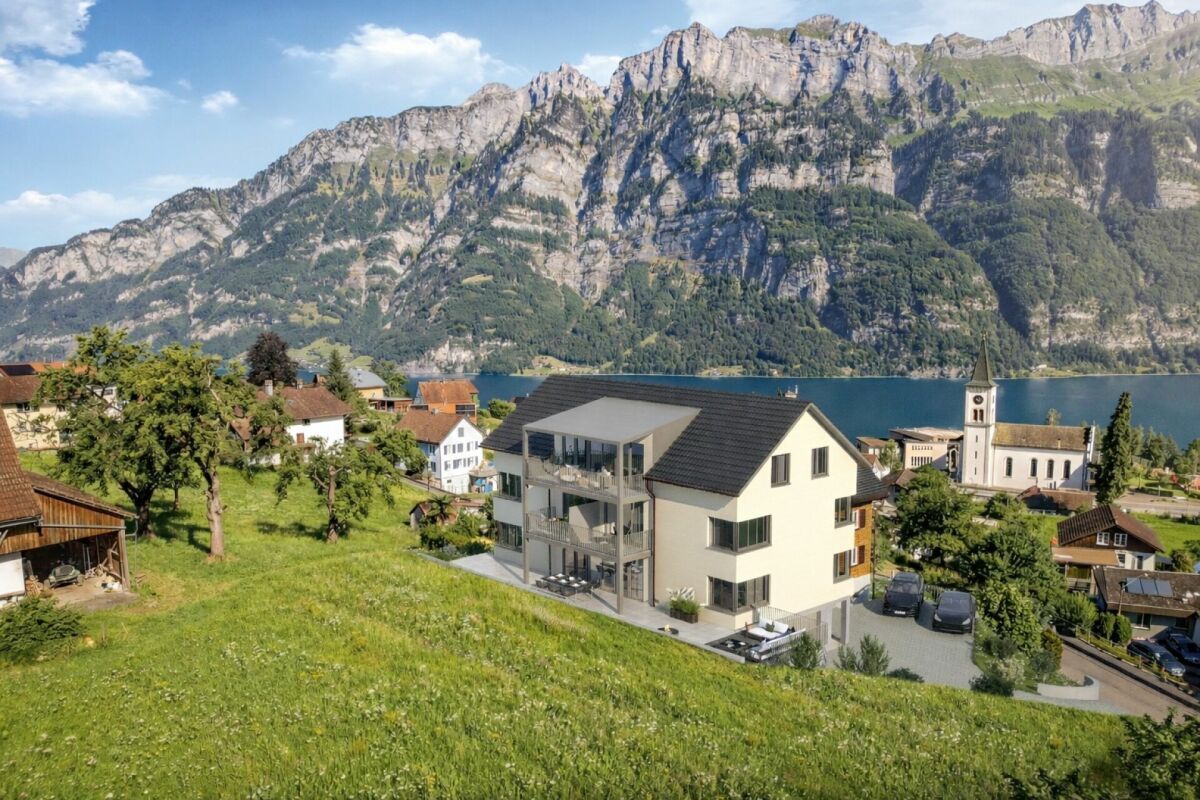 Neubau - Exklusive 4.5 Zimmer Ferien-Dachwohnung über dem Walensee